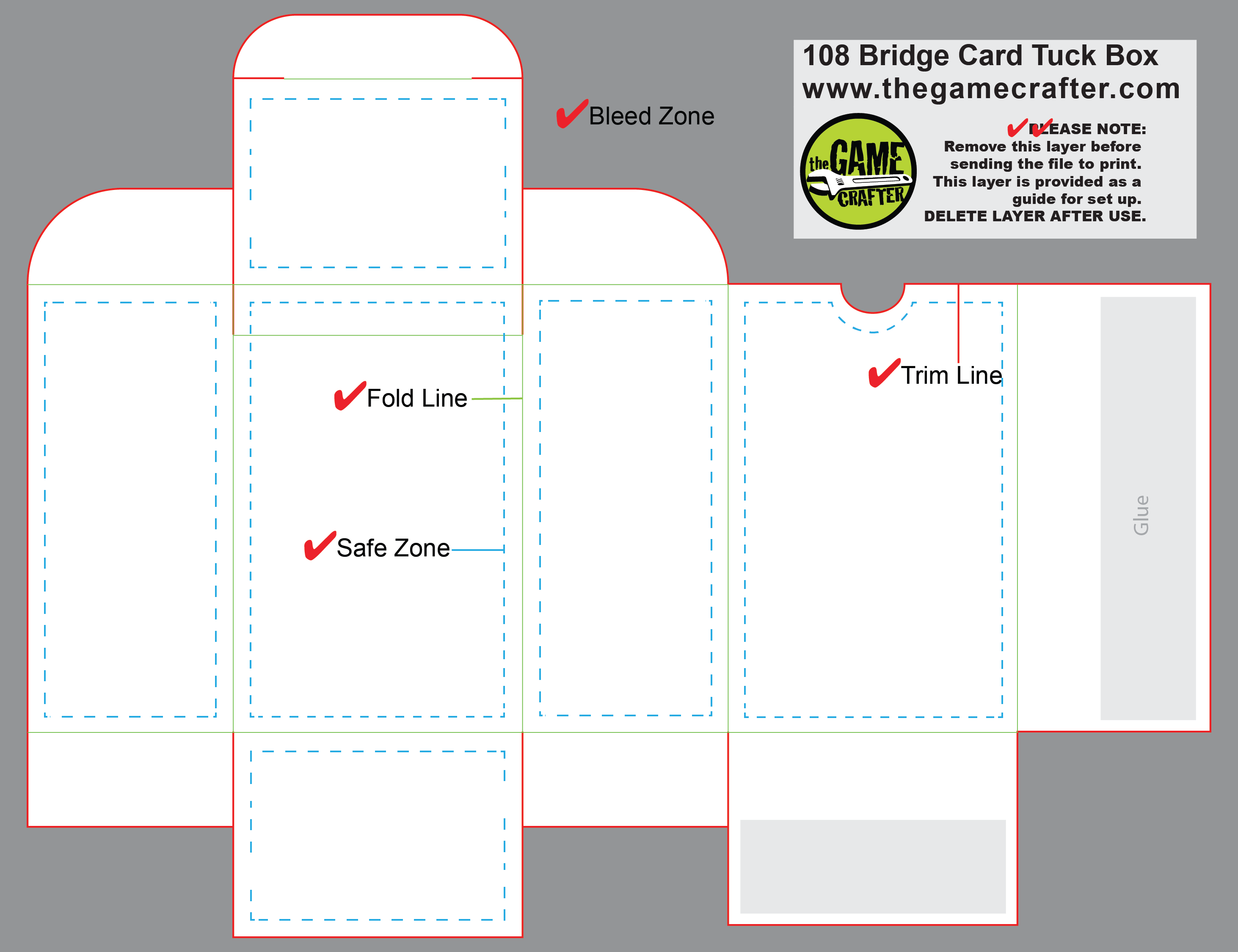Bridge Tuck Box (108 cards)